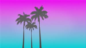 Only the best hd background pictures. Miami Vice Palme Tapete Der 1980er Jahre 728x410 Wallpapertip