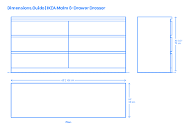 Malm 6 drawer dresser gray stained 63x30 3 4 3d model 8 obj. Ikea Malm 6 Drawer Dresser Dimensions Drawings Dimensions Com