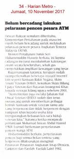 Bagi pesara / penerima pencen di bawah skim a, bayaran pencen akan dikreditkan terus ke dalam akaun bank setiap bulan secara automatik, sama semoga maklumat tarikh bayaran pencen bulanan ini berguna buat rujukan para pesara perkhidmatan awam atau wakil dalam merancang bajet dan. Kementerian Pertahanan Malaysia Laporan Berita Belum Bercadang Lakukan Pelarasan Pencen Pesara Atm Sumber Harian Metro Perkasaperwira Satria Nadinegaraku Facebook