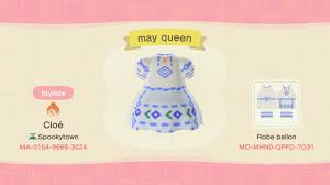 Midsommar May Queen Dani Dress Animal Crossing In 2020 Animal Crossing Animal Crossing Qr May Queen
