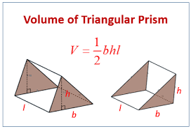 Volume of all types of pyramids = ⅓ ah, where h is the height and a is the area of the base. Volume Of A Triangular Prism Examples Solutions Videos Worksheets Games Activities