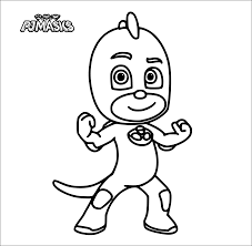 Dibujo de cacahuate para colorear. Dibujos De Pj Masks Para Colorear