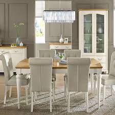 This is a video tutorial for a diy paint makeover of an oak kitchen table. Geneva Pale Oak Antique White Dining Cookes Collection Geneva Oak And Antique White 6 8 Extending Dining Table Dining Tables Cookes Furniture