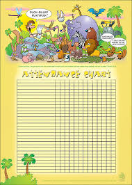 Adam Names The Animals Attendance Chart