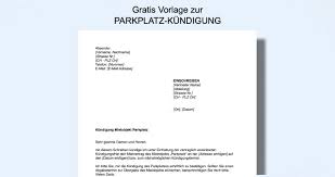 Die bundesländer haben die möglichkeit, durch eine verordnung gemeinden zu bestimmen, in denen die kündigungssperrfrist bis zu 10 jahre beträgt. Parkplatz Kundigung Gratis Muster Vorlage Word Pdf Kundigen Per Musterbrief Info Ch