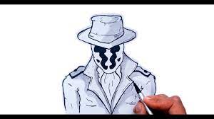 How To Draw Rorschach ( Watchmen ) - Youtube