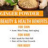 Our ginger powder is ground from zingiber officinale roots and can be used in culinary dishes and herbal recipes. 1