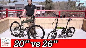 For this third and last part of this series, we will discuss the remaining components on a typical folding bike. Comparison Of 26 Vs 20 Inch Folding Bikes Calgary Tern Montague Dahon Brompton Alberta Youtube