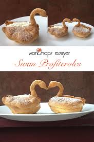 Swan Profiteroles Recipe Profiteroles Fun Cooking Food