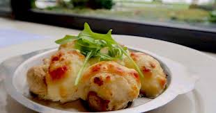 Remove and discard mushroom stems. The Teahouse S Stuffed Mushrooms With Crab Shrimp And Cream Cheese Eat North