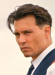Johnny Depp As John Dillinger In Public Enemies Johnny Depp Hairstyle Johnny Depp Haircut Fury Haircut