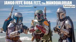 Jango Fett Boba Fett The Mandalorian Photoshoot Youtube Star Wars Images Star Wars Poster Star Wars Characters