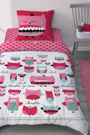 Housse de couette coton imprimé triangles 3suisses collection vente en ligne de linge de lit linge de maison sur le catalogue 3suisses.fr. Tendance Chouette Chambre Fille Rose Hiboutchou Bed Blanket Comforters