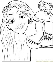 Each printable highlights a word that starts. Rapunzel And Pascal Coloring Page For Kids Free Tangled Printable Coloring Pages Online For Kids Coloringpages101 Com Coloring Pages For Kids