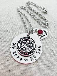 Marine Mom Necklace My Hero My Son Custom Necklace Marine Corp Key Chain Us Military Usmc My Son My Daughter My Hero My Marine Ega In 2020 Marine Mom Marine Mom Gift