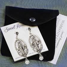 Madonna Earrings, Virgin Mary, Miraculous Medal, Silver Earrings, Catholic  Jewelry, Faith, Christian Earrings, Dangle Earring, French E1116