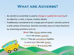 For adverbs of time, they tell us when the verb happened or will happen. Unit 3 Adverb Ppt Download
