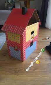kartondan oyuncak bebek evi diy bebek evleri oyuncak bebek oyuncaklari
