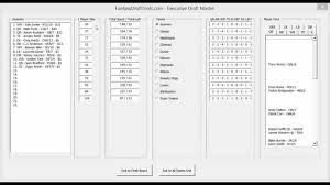 Fantasy Football Software Draft Summary Fantasy Football Football Draft Football