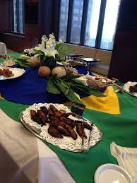 It's an opportunity to decorate in bright colors, wear festive attire, serve delicious foods and introduce guests to the best of brazilian music, both classic and modern. Brazilian Themed Party Party Dinner Party Party Themes