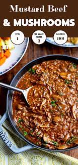 Low Syn Rich Mustard Beef With Mushrooms The Perfect Meal For The Whole Family Dairyfree Glutenfre Minced Beef Recipes Beef Recipes Easy Beef With Mushroom