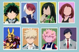 My Hero Academia Minimalistic Bhna Fanart Etsy Anime Canvas Anime Canvas Painting Easy Canvas Art