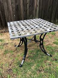 Cast Aluminum Outdoor Coffee Table For Sale In Carle Place Ny Offerup Outdoor Coffee Tables Garden Coffee Table Coffee Tables For Sale