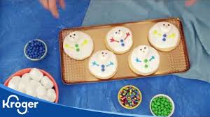 Find 50 christmas cookie recipes and ideas for holiday baking! How To Make Melting Snowman Cookies Holiday Creations Kroger Youtube