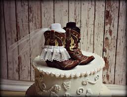 Cowboy Decorated Wedding Cake Cowboy Boots Wedding Cake Topper Western Themed Weddin Wedding Cake Toppers Western Western Themed Wedding Wedding Cowboy Boots