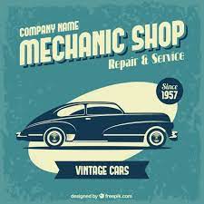 Download Mechanic Shop Poster For Free Mechanic Shop Wallpaper Repair Vintage Car Garage