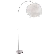 Leuchten 10w Led Standleuchte Feder Bogen Stehlampe Schalter Weiss