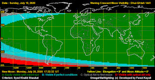 What is the date and day of the month today? Moonsighting For Dhul Hijjah 1441