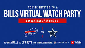 Tickets on sale today, secure your seats now, international tickets 2021 How To Watch Bills Vs Cowboys Replay On May 3 2020