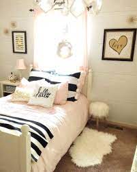 Teenage Girl Bedroom Decor Info It Might Be Great To Include Trendy Elements Once You Design They C Gold Bedroom Decor White Girls Bedroom Tween Girl Bedroom
