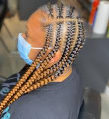 Cornrow your hair from one side to the other from midway to the nape of your neck. African Braided Hairstyles 2021 Beautiful Braided Styles For The Season
