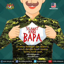 'hari bapa' adalah satu hari yang dikhaskan kepada semua bapa, ayah, abah, walid, wahid, abi, apak, bapak, father, daddy dan papa di seluruh dunia. Rela Malaysia On Twitter Selamat Menyambut Hari Bapa Kpd Smua Bapa Di Msia Kdnputrajaya Najibrazak Zahid Hamidi Sayasayangayah Rela4negaraku Setiaberbakti Https T Co Pvz7mx1oj7