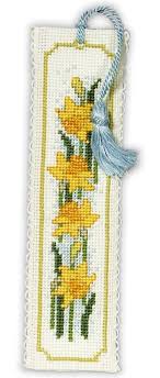 I love creating cross stitch patterns as much as stitching them. Textile Heritage Bookmark Daffodils Cross Stitch Kits Collection Knituk