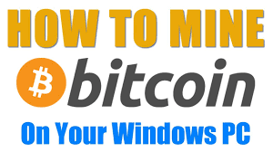 The cpu/gpu of your computer will be used for mining bitcoin. How To Mine Bitcoin Using Your Windows Pc Youtube