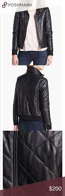 Marc Jacobs Kent Quilted Leather Bomber Leather Bomber Marc Jacobs Quilted Leather