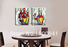 It's about to classy in here. Framed Oil Painting Dining Room Modern Canvas Hand Painted Abstract 100cmx70cm Wall Art Deco Art G2033 Family Room Design Framed Oil Painting Modern Painting