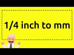 Check spelling or type a new query. 1 4 Inch To Mm Youtube