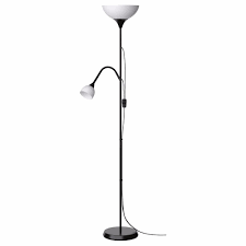 Mainstays 6 Floor Dual Lamp Reading Light Black Mainstays Steel Floor Lamps White Floor Lamp Lamp