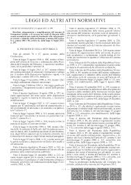 LEGGI ED ALTRI ATTI NORMATIVI - professione Architetto