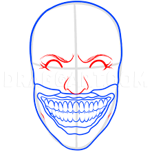 How To Draw Twisty The Clown Step By Step Drawing Guide By Dawn Dragoart Com Attach it to the nose using two shorter lines. how to draw twisty the clown step by