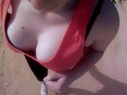 BREAST FOOT FORWARD: Woman films her chest while jogging [VIDEO] 