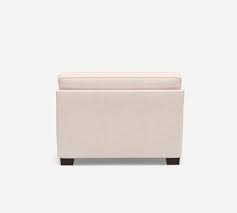 Big sur square arm upholstered sofa with chaise sectional. Buchanan Square Arm Upholstered Twin Sleeper Sofa With Memory Foam Mattress Pottery Barn