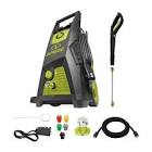2350 PSI Maximum 1.8 GPM Brushless Induction Electric Pressure Washer with 5-Quick Connect Nozzles SPX3550 Sun Joe