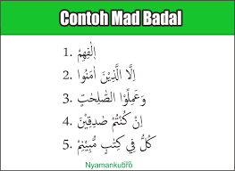 Contoh bacaan ikhfa syafawi dalam juz amma serta surat dan mad jaiz munfasil temukan an naba 30 alquran ayat 5 al quran. Mad Badal Pengertian Contoh Dan Cara Membacanya Lengkap