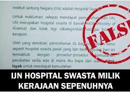 Senarai di bawah merupakan anggaran kos rawatan di hospital swasta, dan jumlahnya mungkin berbeza antara hospital, bergantung kepada tahap kanser dan rawatan yang diberikan, berikut adalah: Ijn Hospital Swasta Milik Public Health Malaysia Facebook