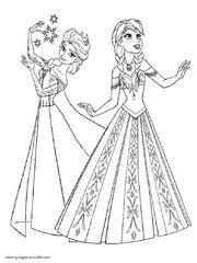 The best part is that they are free! Frozen Coloring Pages Free Printable Pictures For Girls